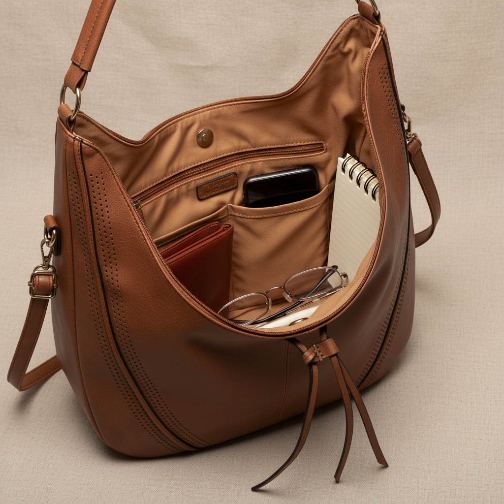MINERVA | BORSA A SPALLA CLASSICA