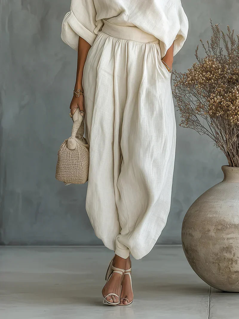 MILA | COMPLETO DUE PEZZI CON SPALLE SCOPERTE