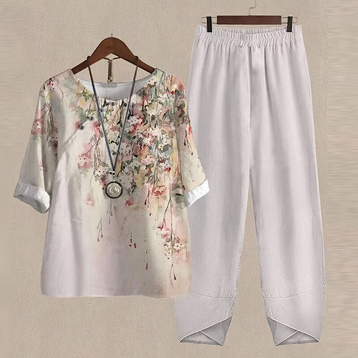GWENDOLYN | COMPLETO CAMICIA E PANTALONE COMFORTABLE CHIC