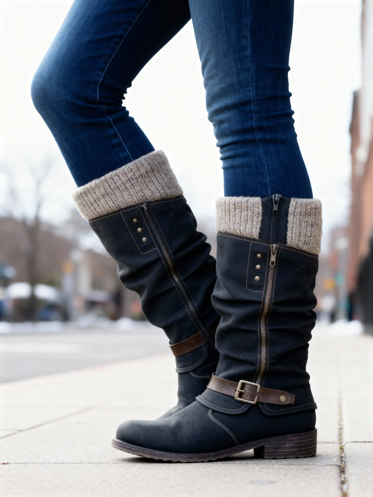 BARBARA | STIVALETTI CLASSICI CON ZIP LATERALE