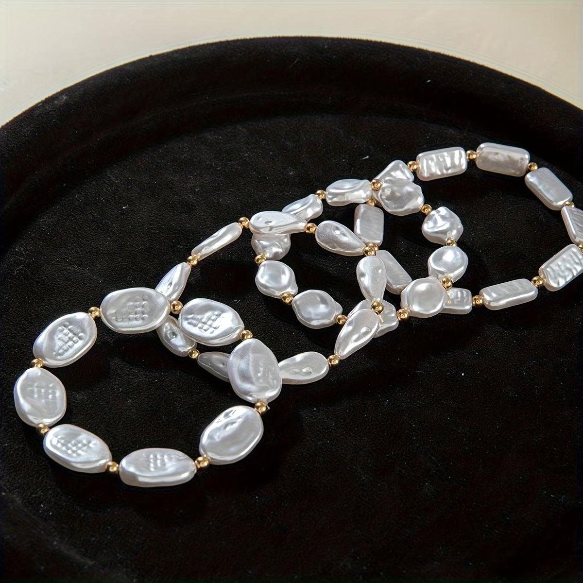 VALORA | SET DI 4 BRACCIALI CON PERLE STATEMENT