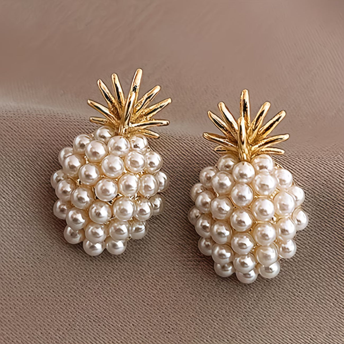 ANANIA | ORECCHINI PEARL PINEAPPLE