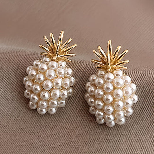 ANANIA | ORECCHINI PEARL PINEAPPLE