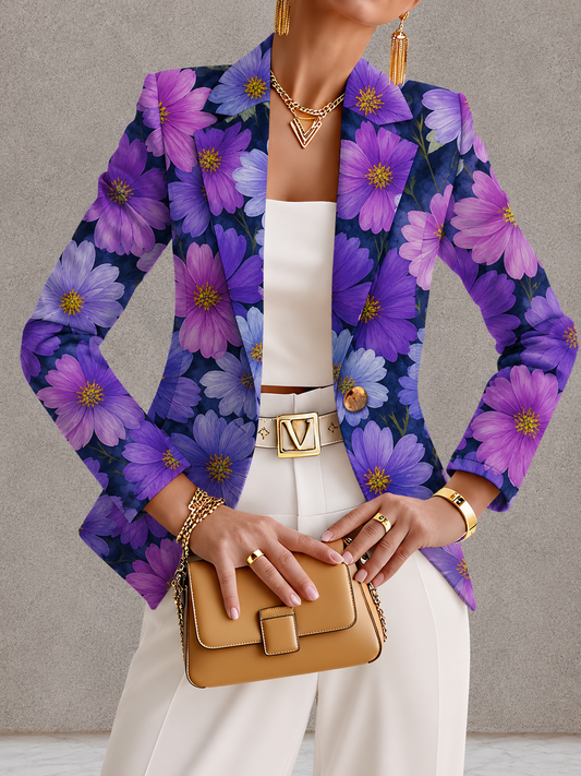 BELLAMIRA | BLAZER PURPLE COSMOS