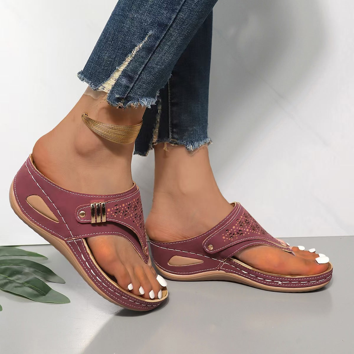 GLENDA | SANDALI CON ZEPPA DI SOSTEGNO