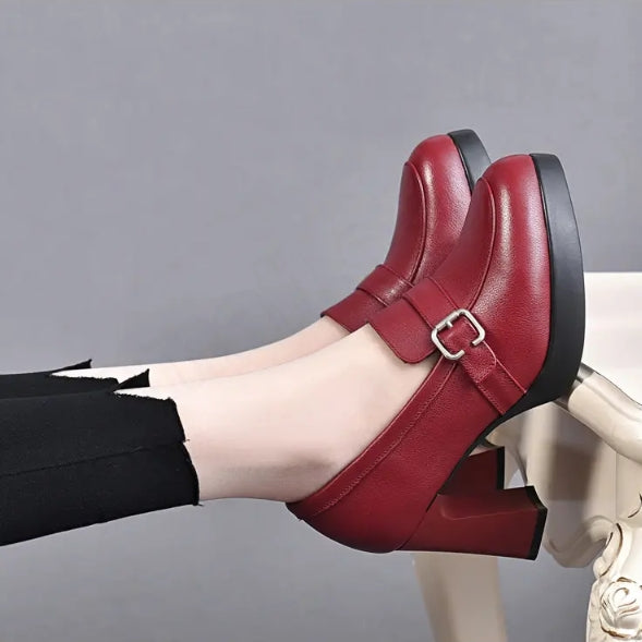 VERA | SCARPE CLASSICHE CON TACCO IN PELLE