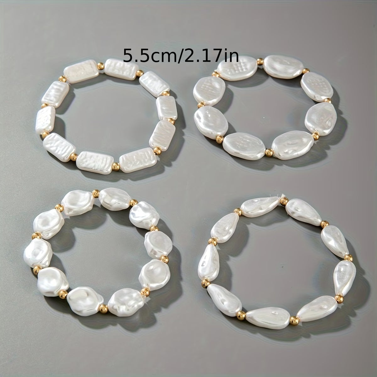 VALORA | SET DI 4 BRACCIALI CON PERLE STATEMENT