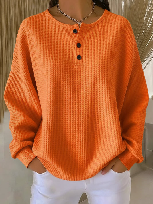 MIRABEL | FELPA HENLEY A NIDO D'APE COSY