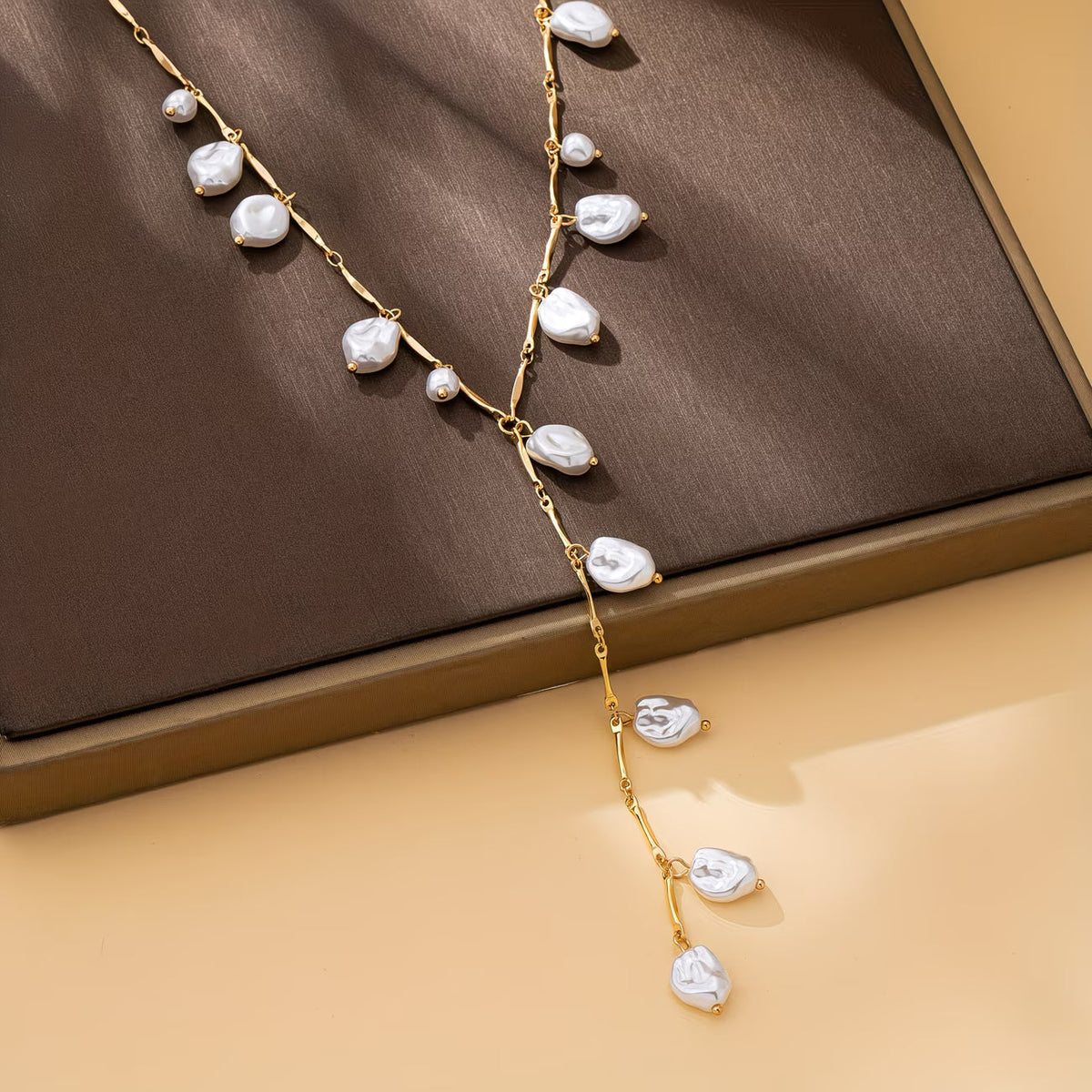 SELENE | COLLANA MYSTICAL PEARL WATERFALL