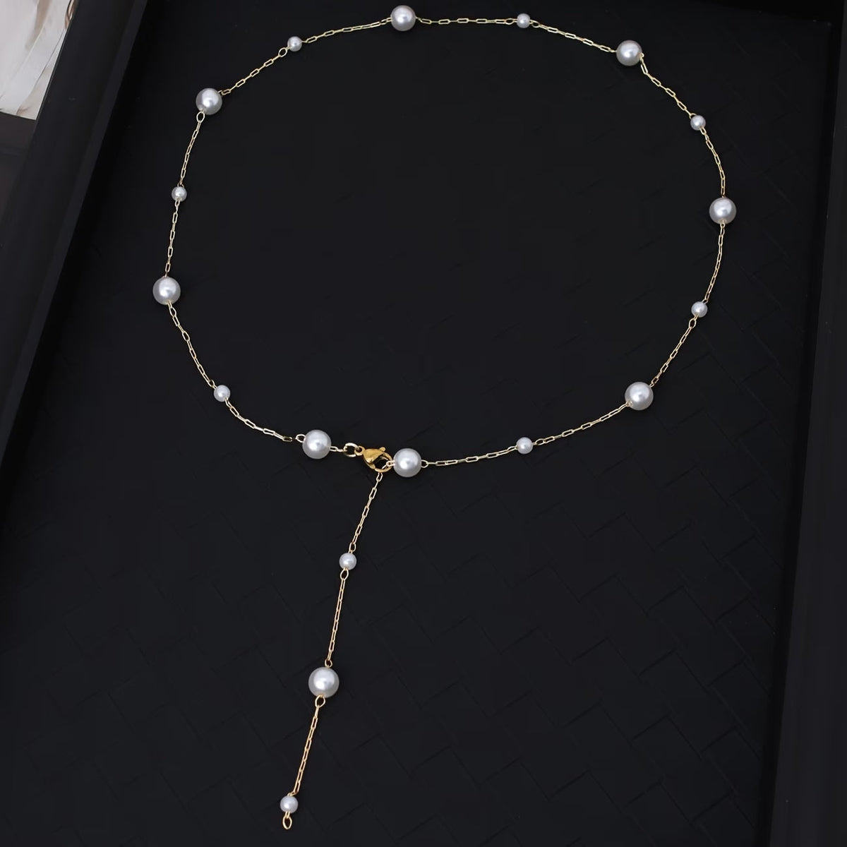 CELESTE | COLLANA ELEGANTE CON PERLA CIELO
