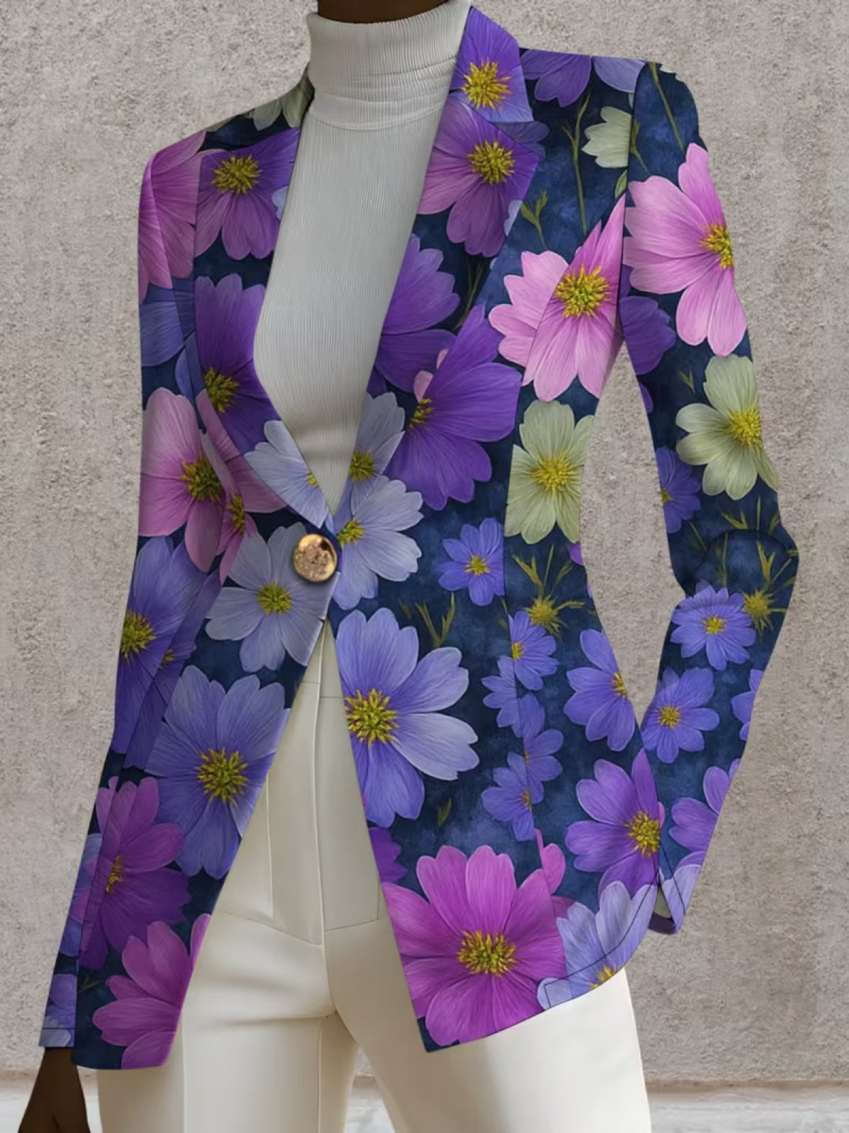 BELLAMIRA | BLAZER PURPLE COSMOS