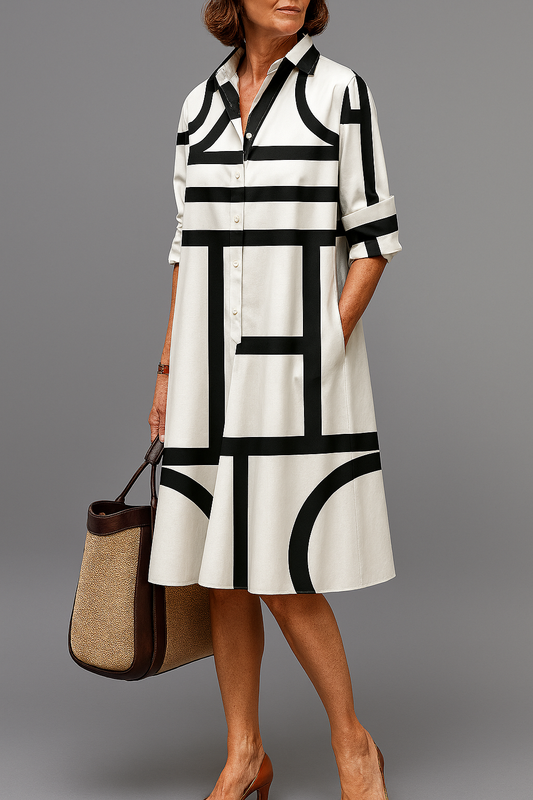 ELLIE | ABITO MIDI STILOSO ED ELEGANTE
