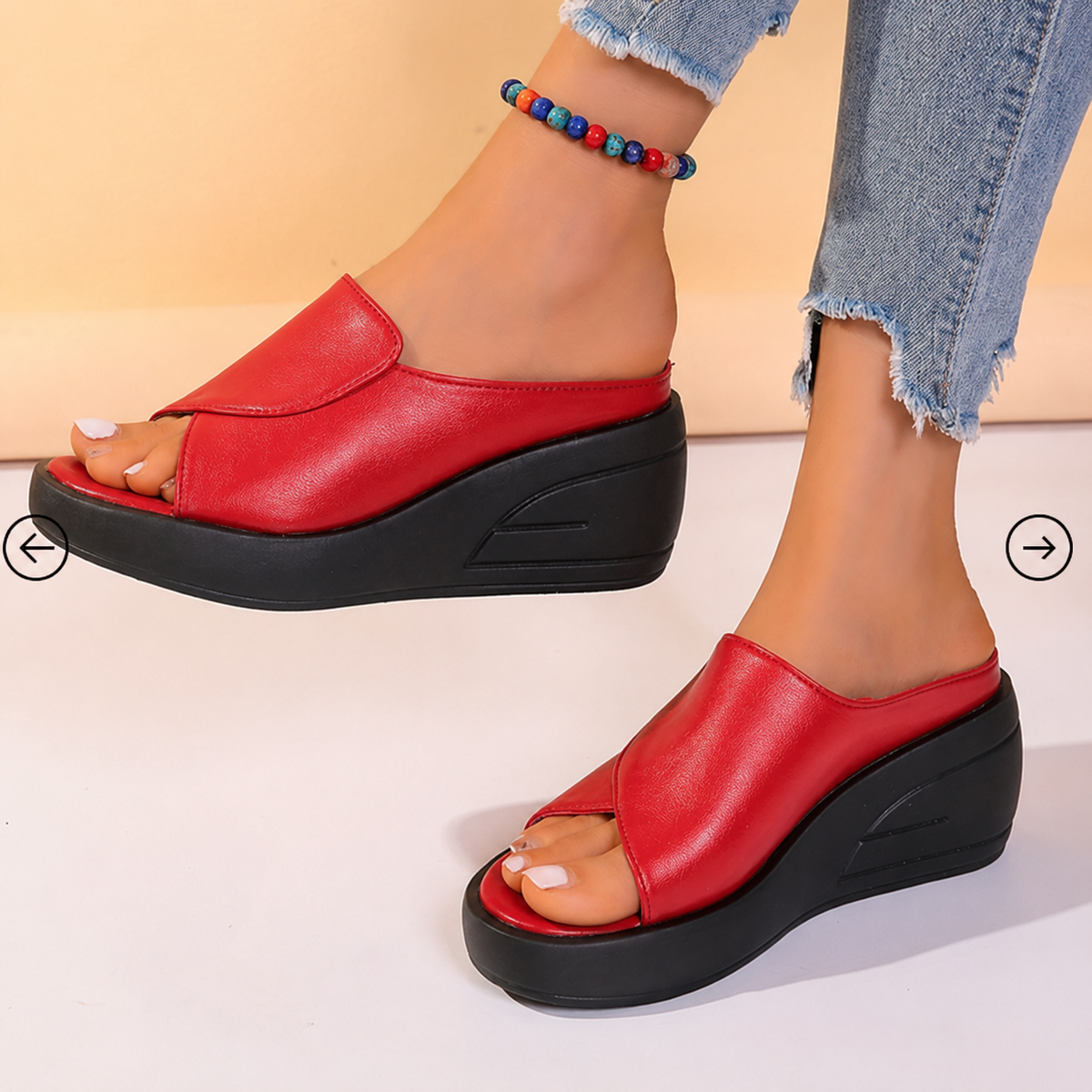 ROSAMUNDE | SANDALI ORTOPEDICI SLIP-ON CON ZEPPA