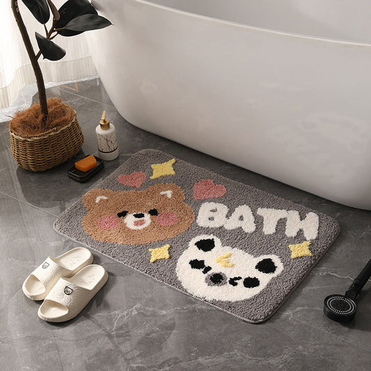 CUDDLEBATH | TAPPETINO DA BAGNO ANTISCIVOLO ORSETTO & PANDA