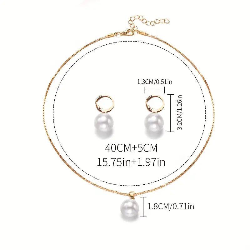GRACELYN | ELEGANTE SET DI COLLANE DI PERLE GRAZIOSE