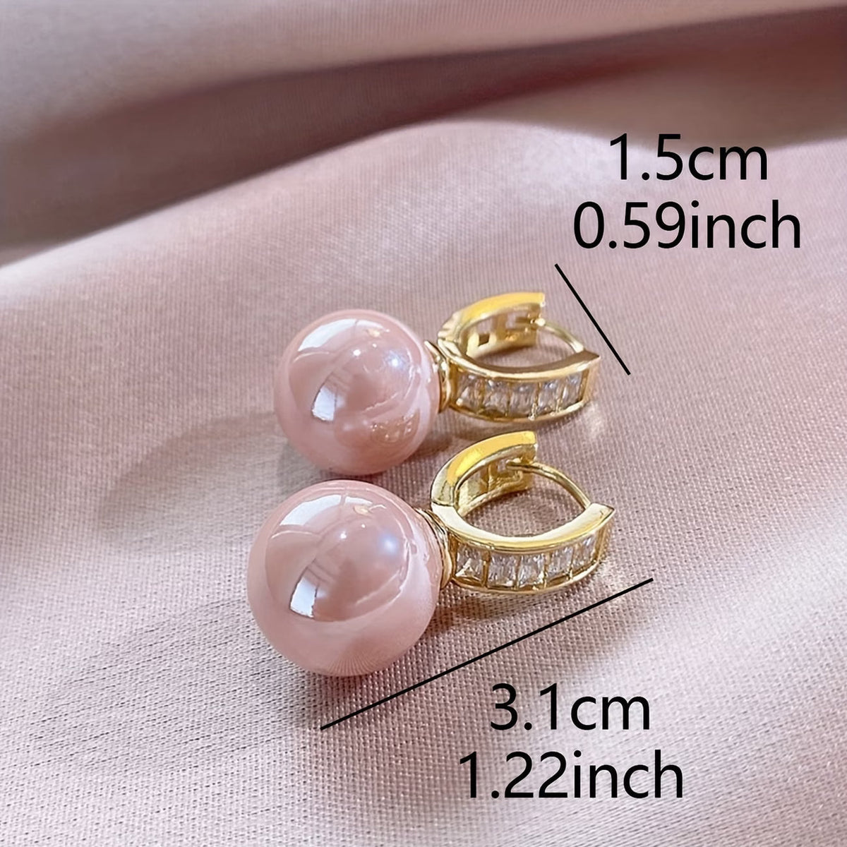 ROSALIE | ORECCHINI DI PERLE ROSE