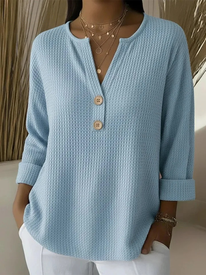 LUCINDA | TOP CON BOTTONI HENLEY