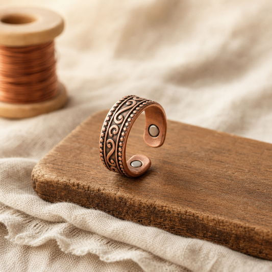 AMELIA | ANELLO IN RAME FELCE