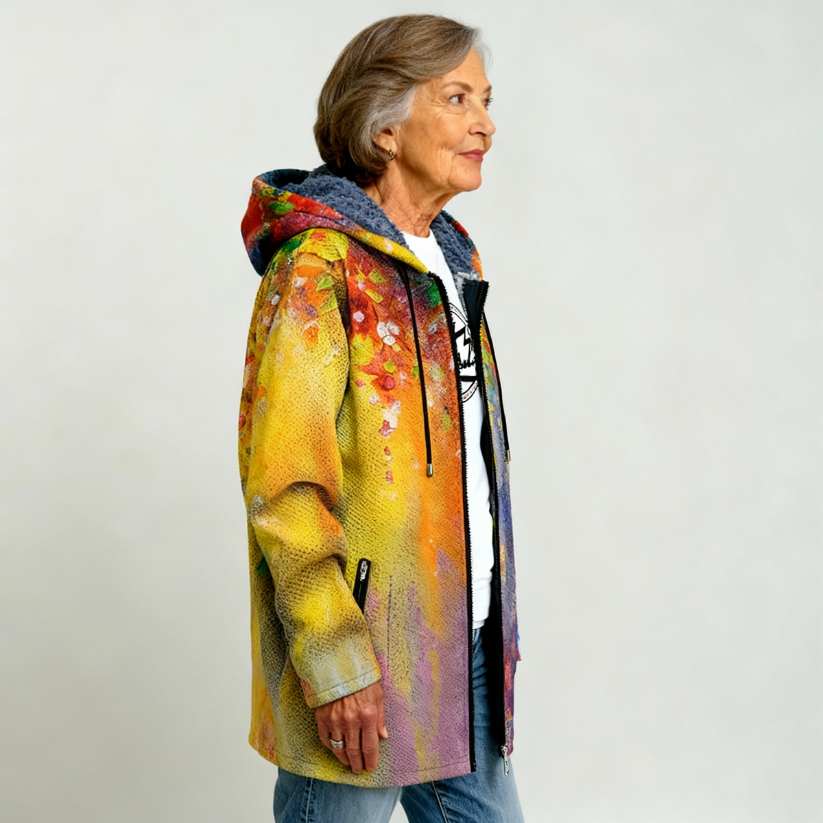 ELOUERA | CARDIGAN DI LUSSO D'ISPIRAZIONE ARTISTICA