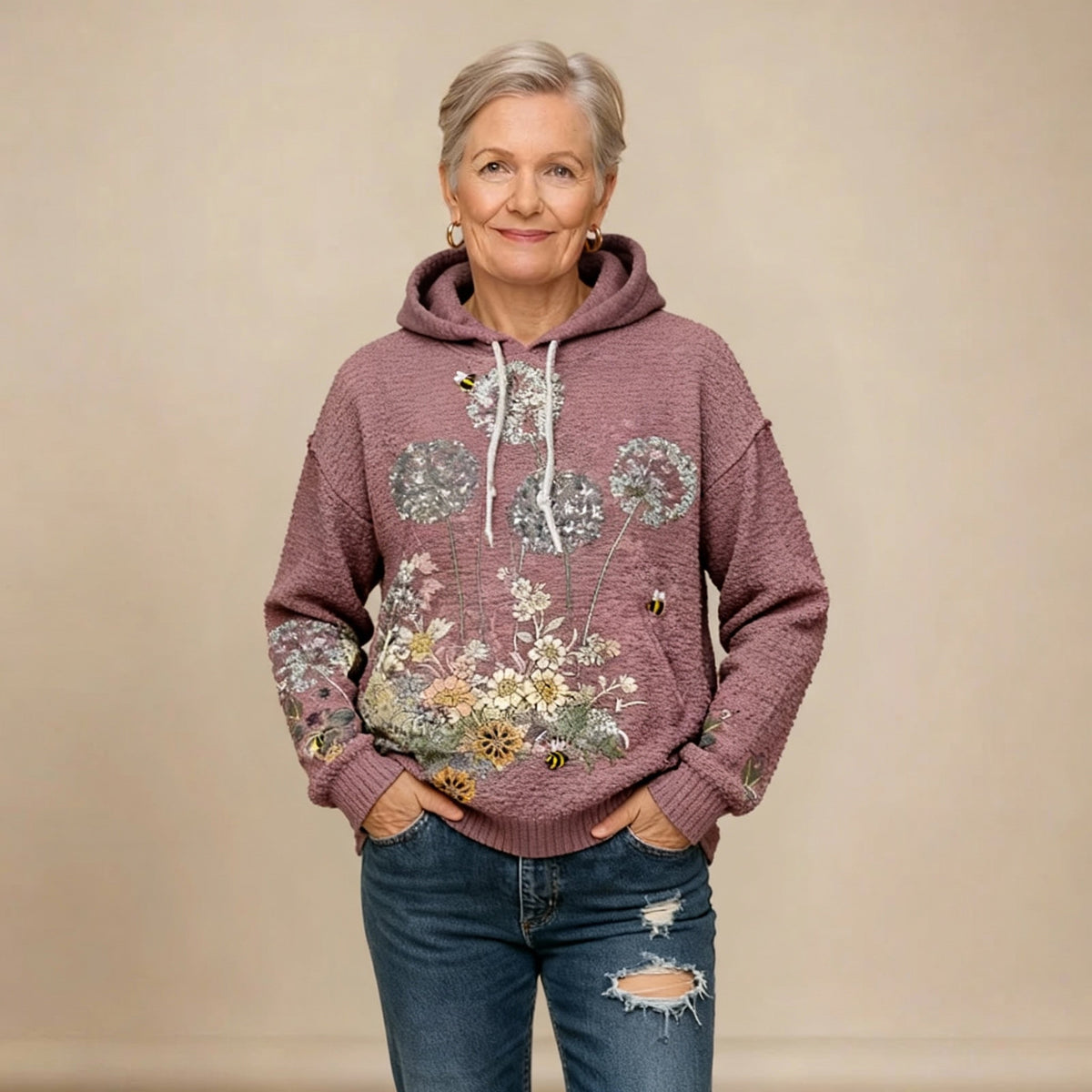 FEDE | FELPA CON CAPPUCCIO GENTLE WARMTH