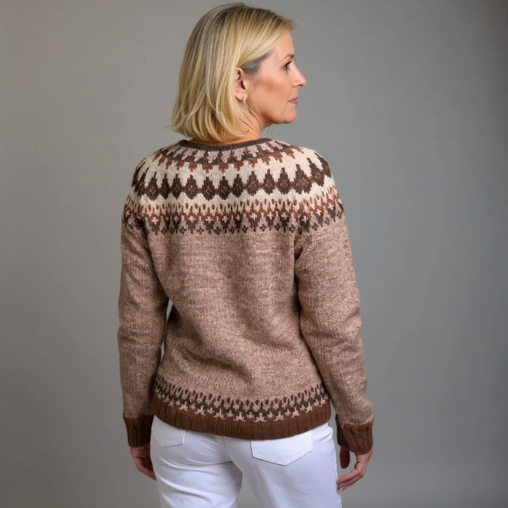 GEORGINA | CARDIGAN RETRÒ ISLANDESE