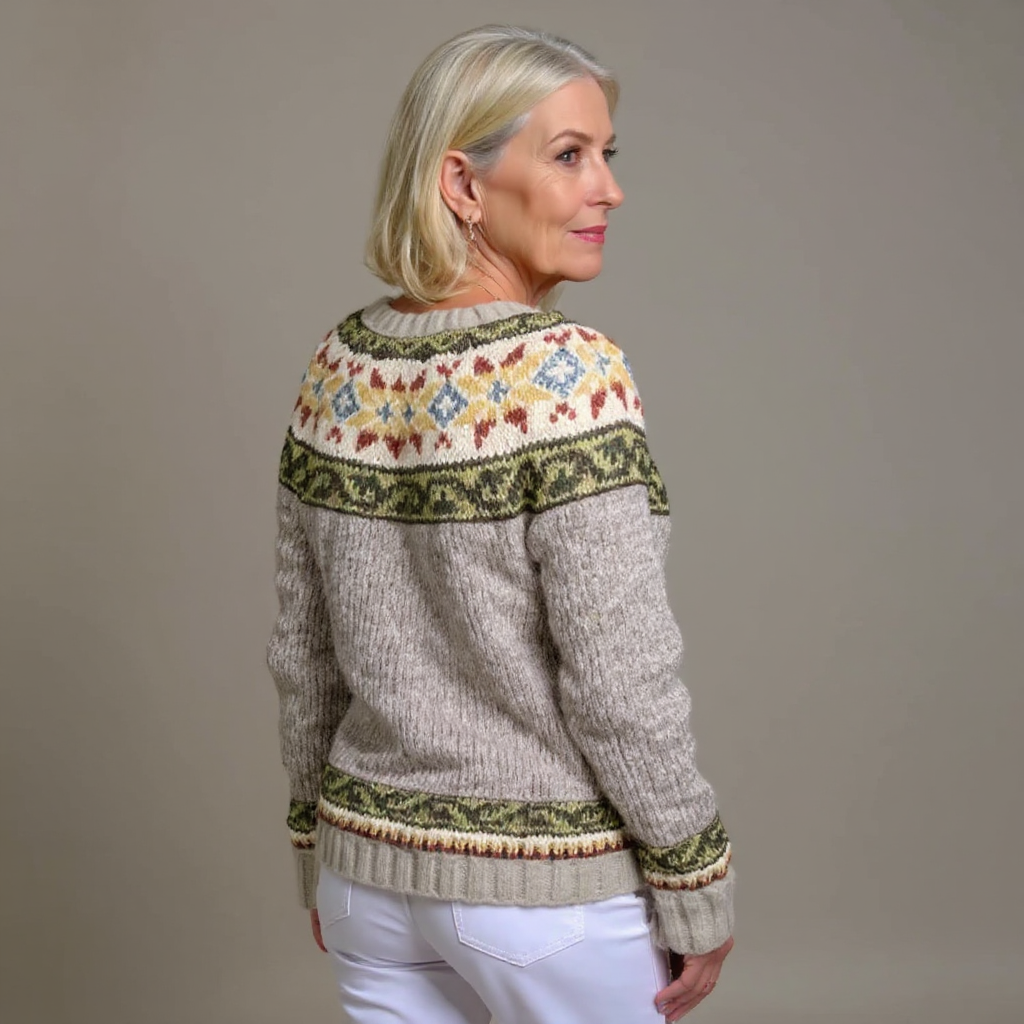 EDITH | CARDIGAN ISLANDESE VINTAGE ISPIRATO