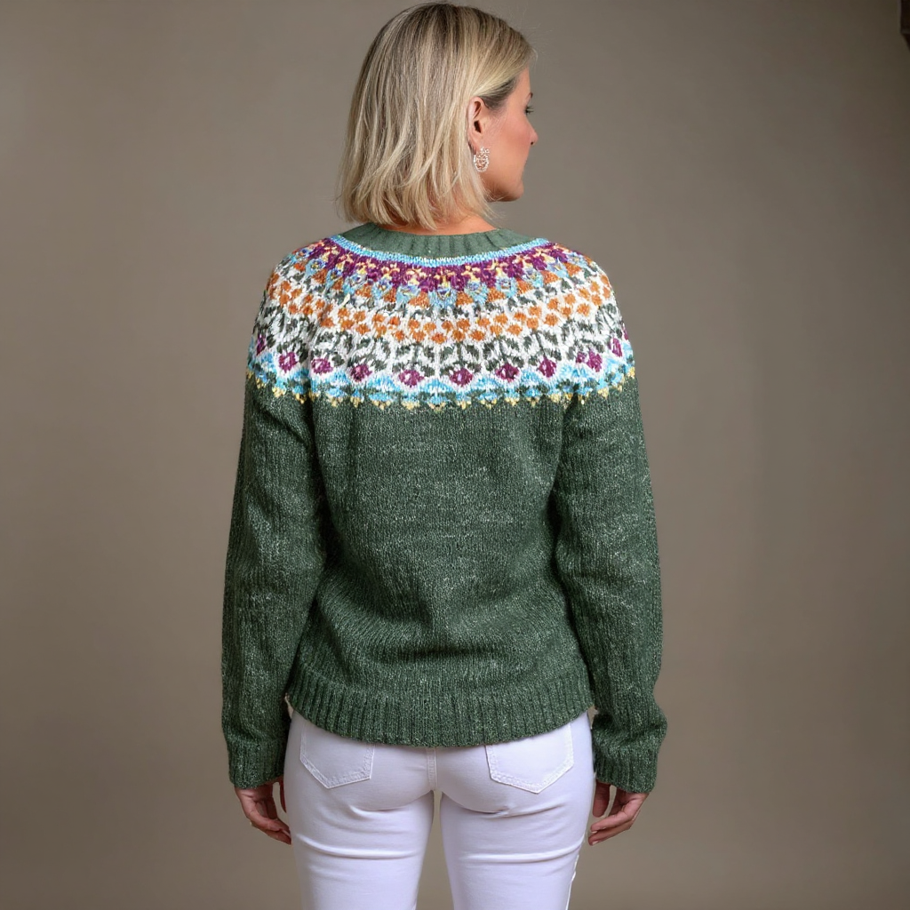 MAREN | CARDIGAN VINTAGE CLASSICO ISLANDESE