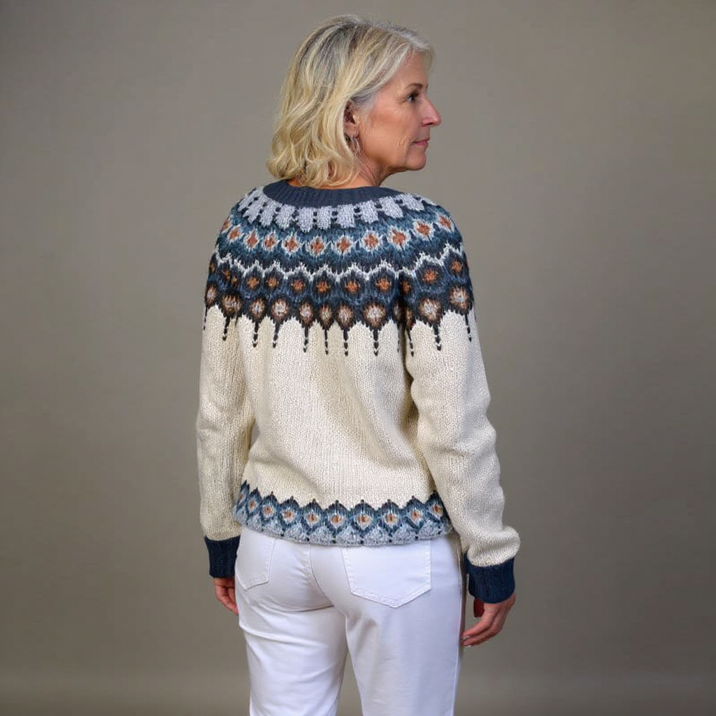 AMELIA | CARDIGAN ISLANDESE CLASSICO