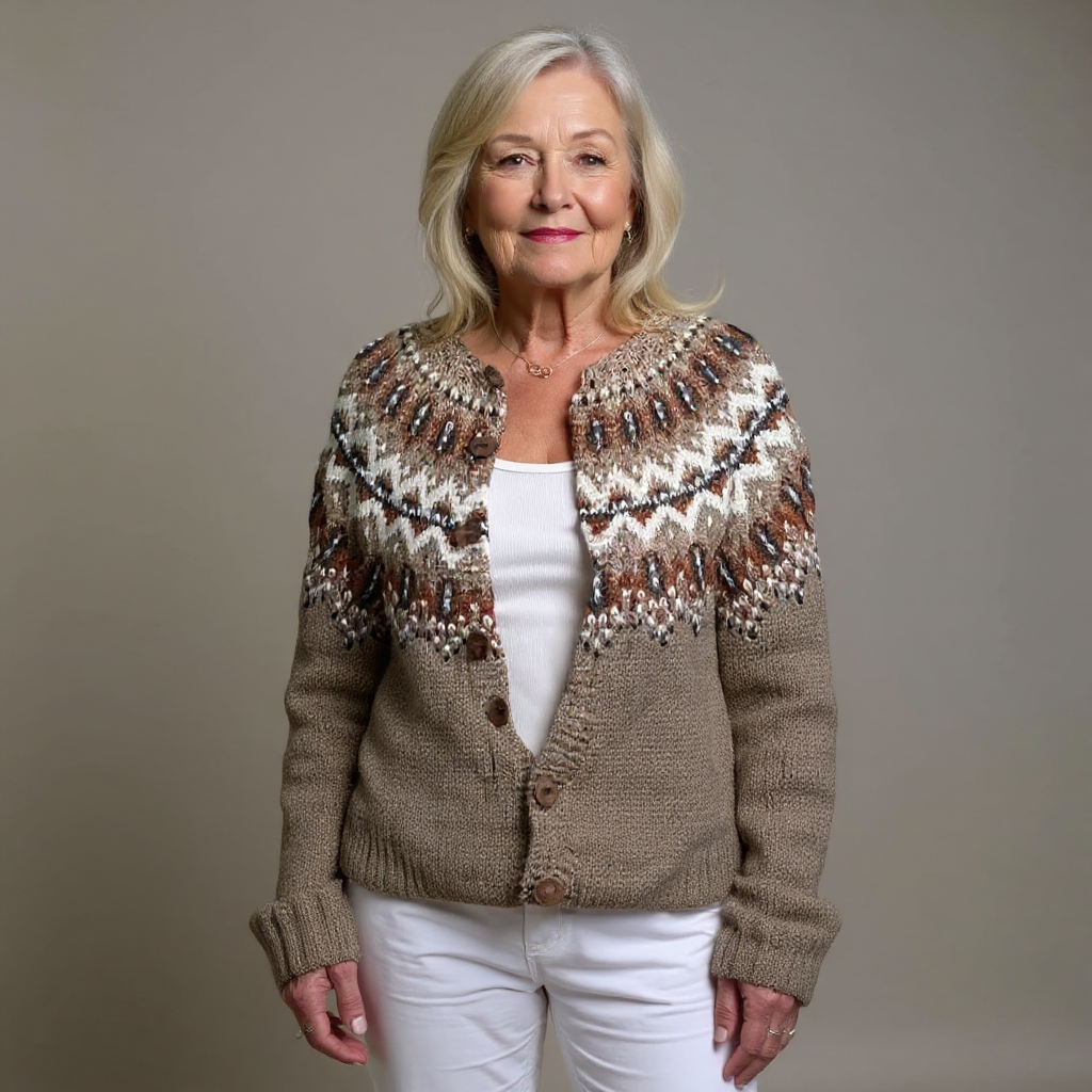 HARLOW | CARDIGAN VINTAGE CLASSICO ISLANDESE