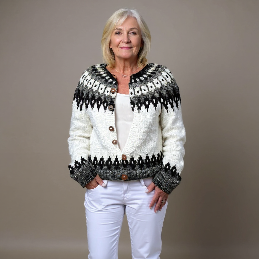 BEATRIX | CARDIGAN ISLANDESE CLASSICO