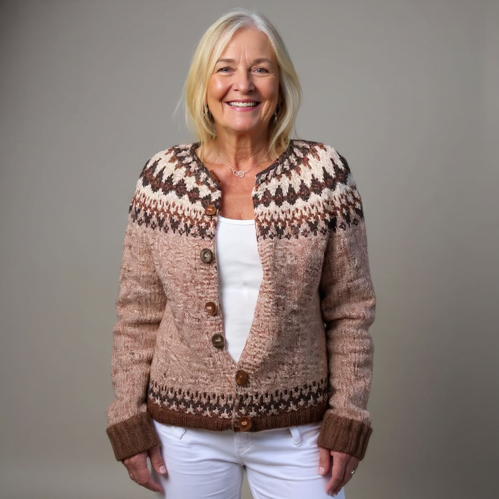 GEORGINA | CARDIGAN RETRÒ ISLANDESE