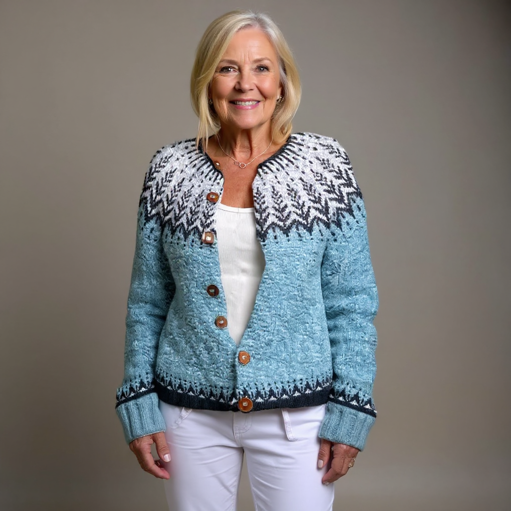 FREYA | CARDIGAN ISLANDESE RETRÒ