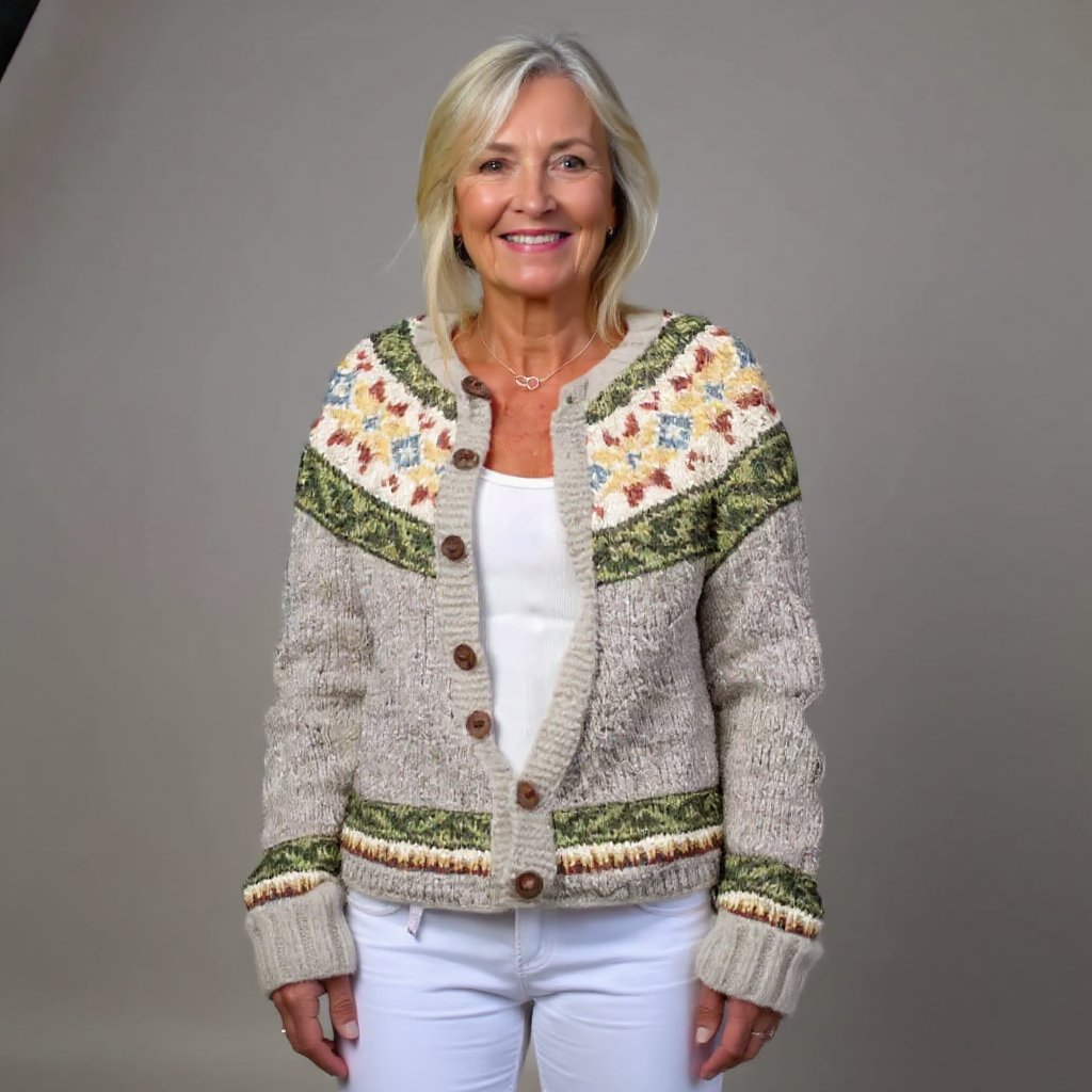 EDITH | CARDIGAN ISLANDESE VINTAGE ISPIRATO