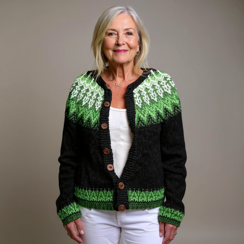 MAISIE | CARDIGAN ISLANDESE RETRÒ