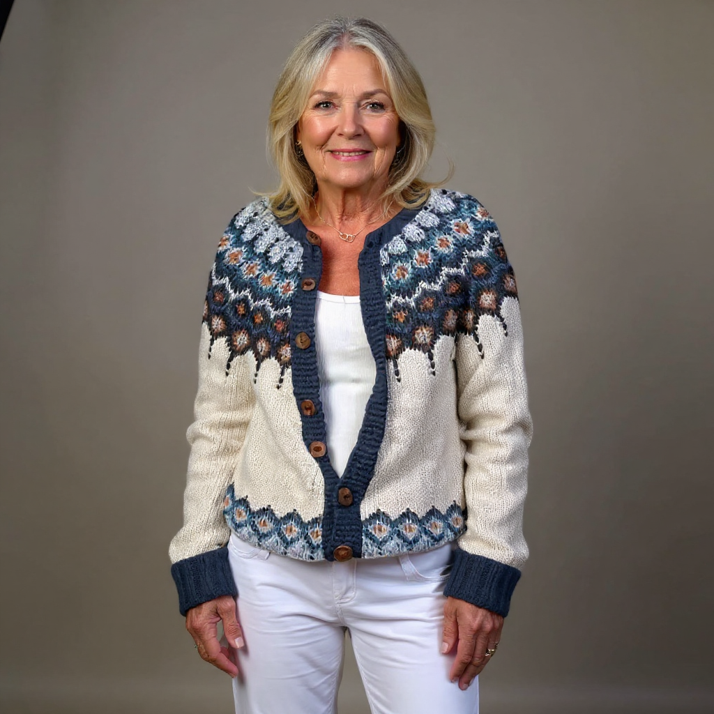 AMELIA | CARDIGAN ISLANDESE CLASSICO