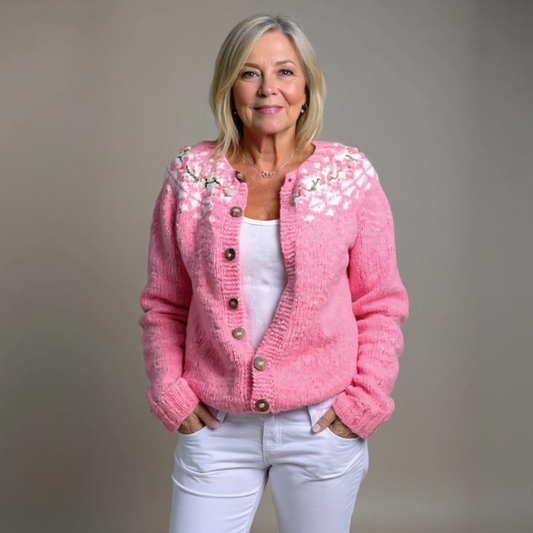 INGRID | CARDIGAN ISLANDESE CLASSICO