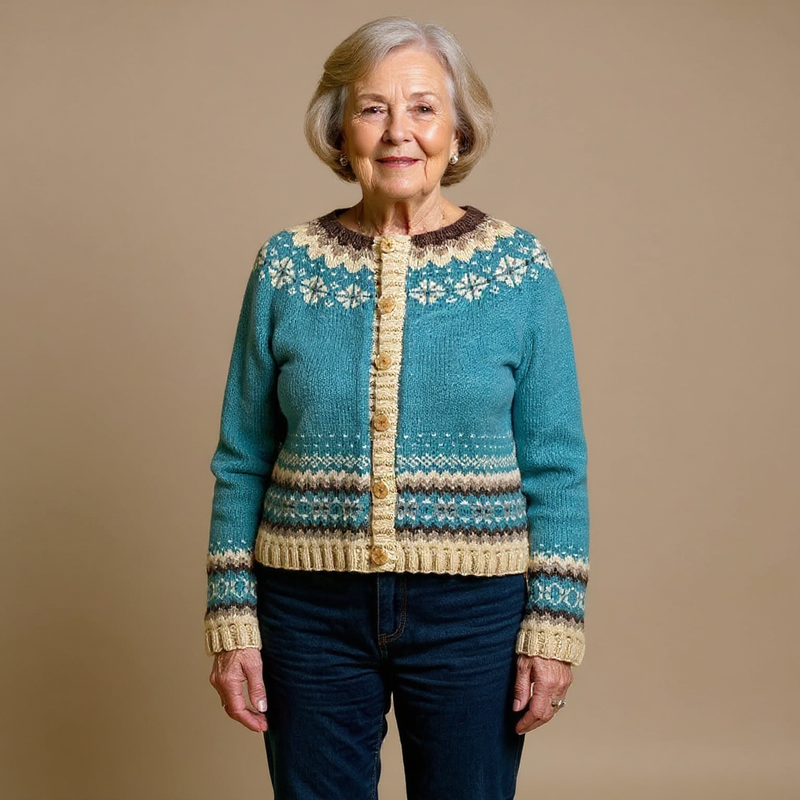 WINIFRED | CARDIGAN ISLANDESE CLASSICO
