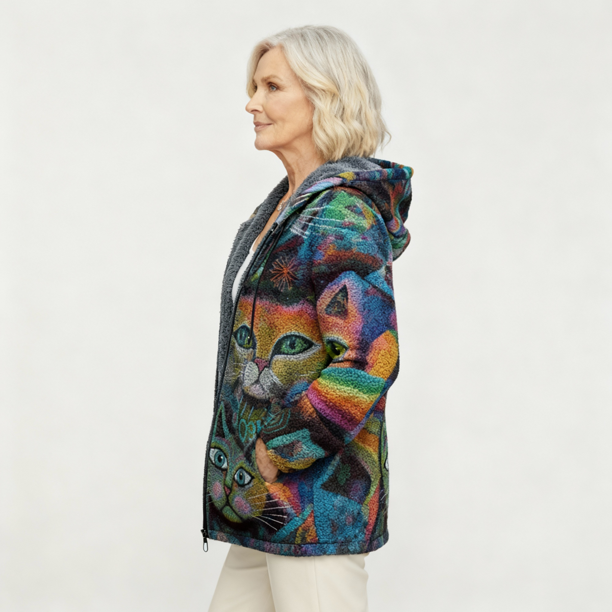 KALANOS | CARDIGAN DI LUSSO DALL'ISPIRAZIONE ARTISTICA