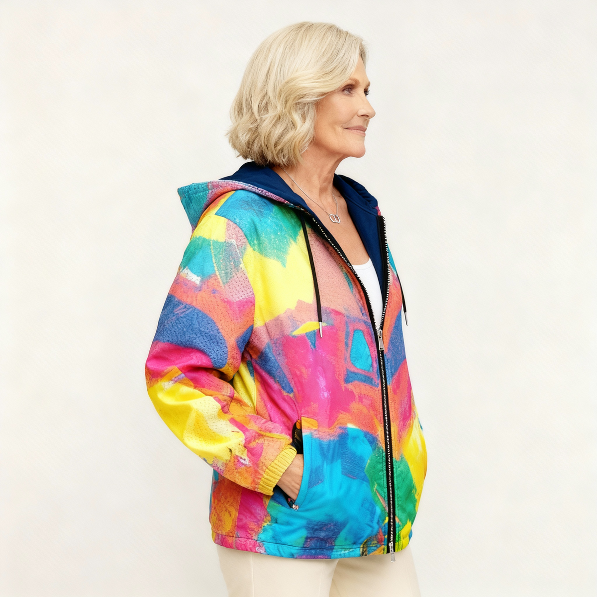 TIARNA | CARDIGAN DI LUSSO ISPIRATO ALL'ARTE