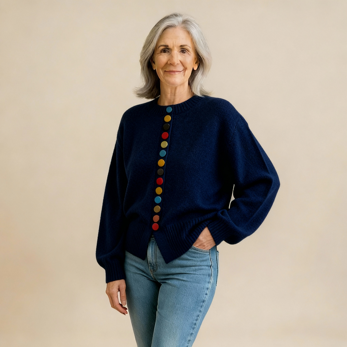 THE NOELLE | CARDIGAN CON BOTTONI