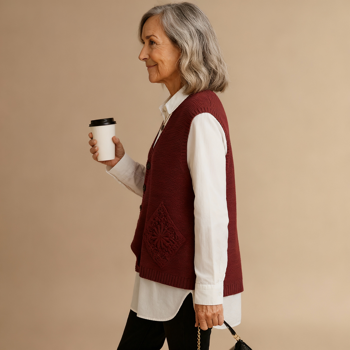 THE ELOWYN | GILET IN MAGLIA