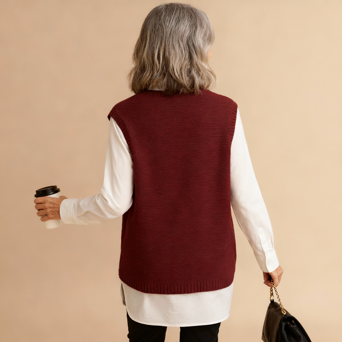 THE ELOWYN | GILET IN MAGLIA