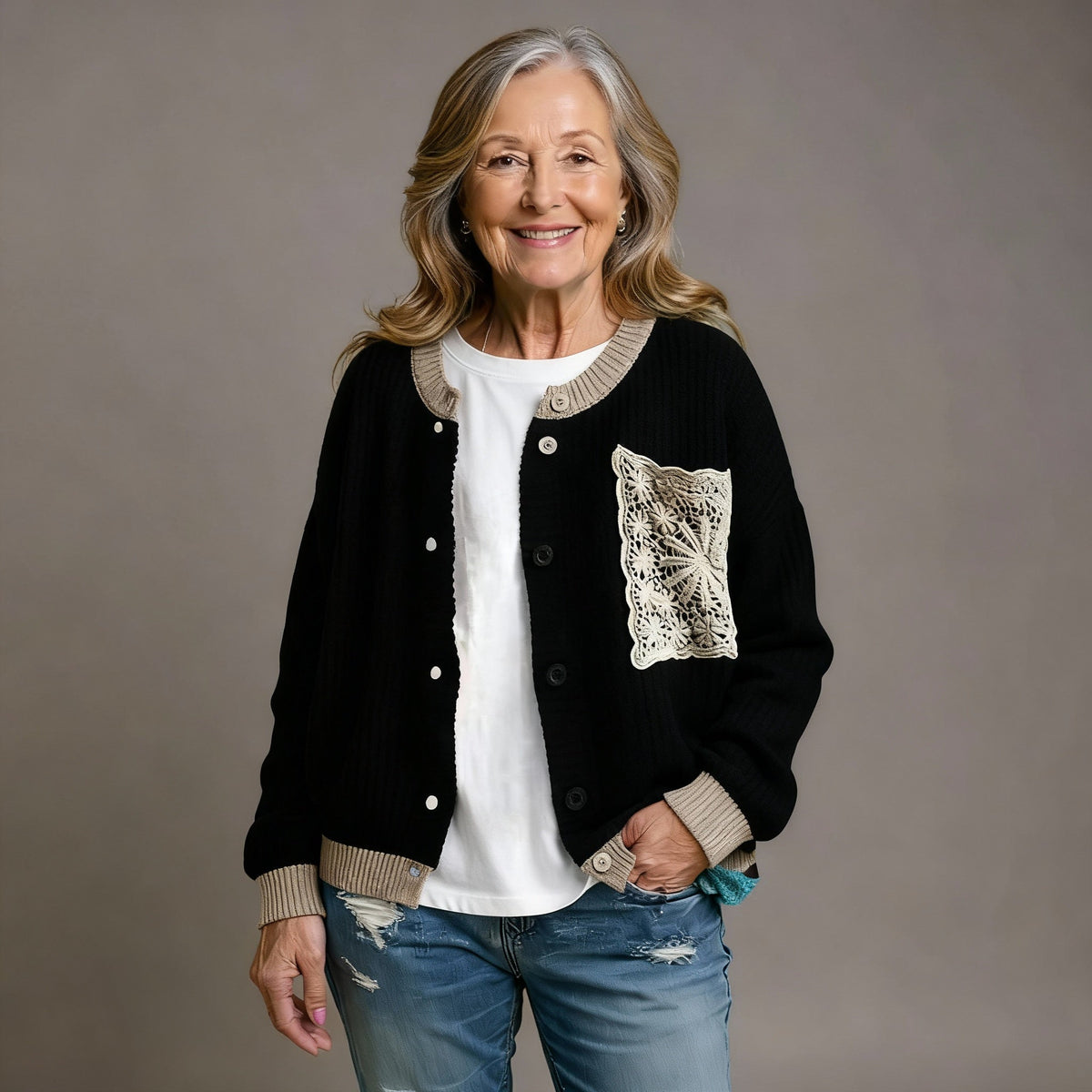 AVELINE | CARDIGAN IN MAGLIA