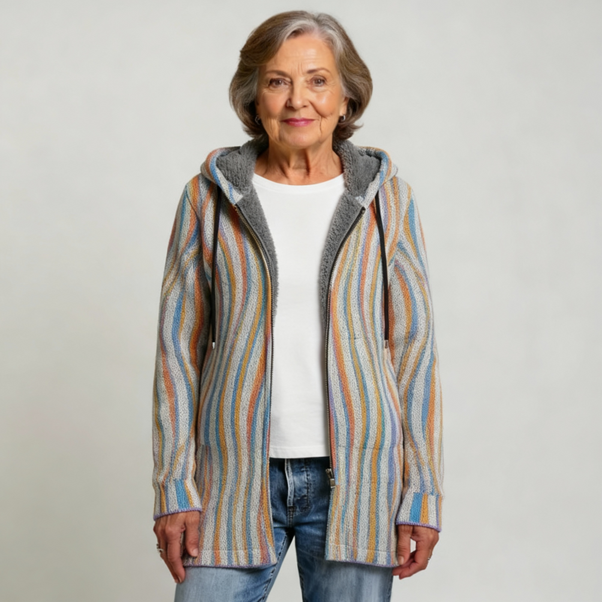 CHLOE | CARDIGAN LUSSUOSO D'ISPIRAZIONE ARTISTICA