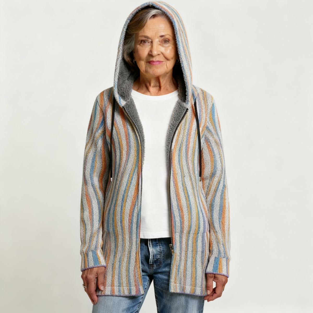 CHLOE | CARDIGAN LUSSUOSO D'ISPIRAZIONE ARTISTICA