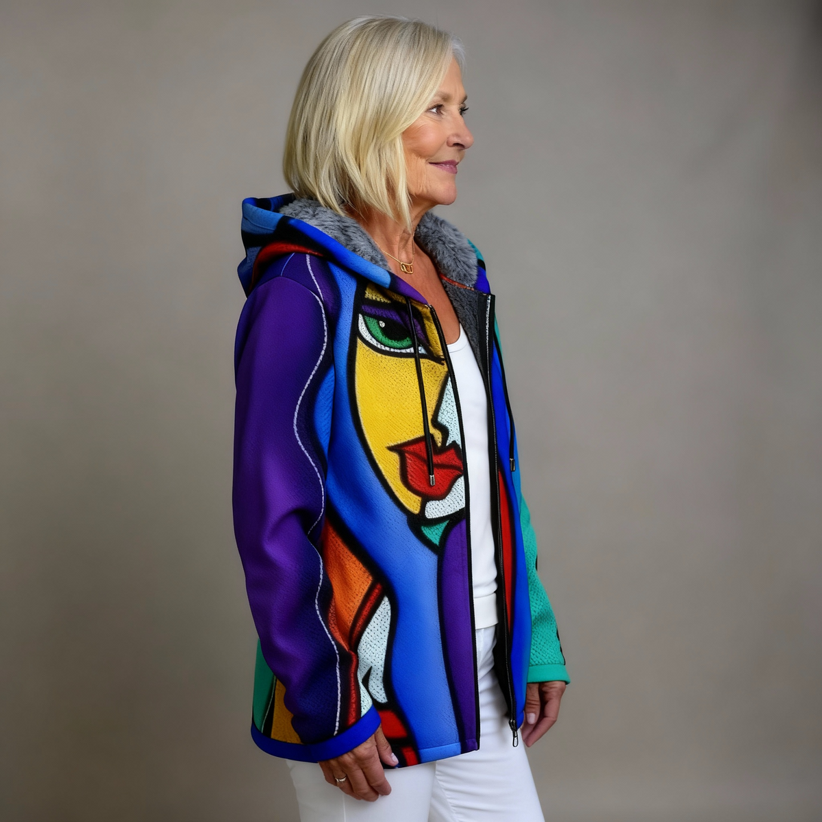 ALLIRA | CARDIGAN LUSSUOSO D'ISPIRAZIONE ARTISTICA