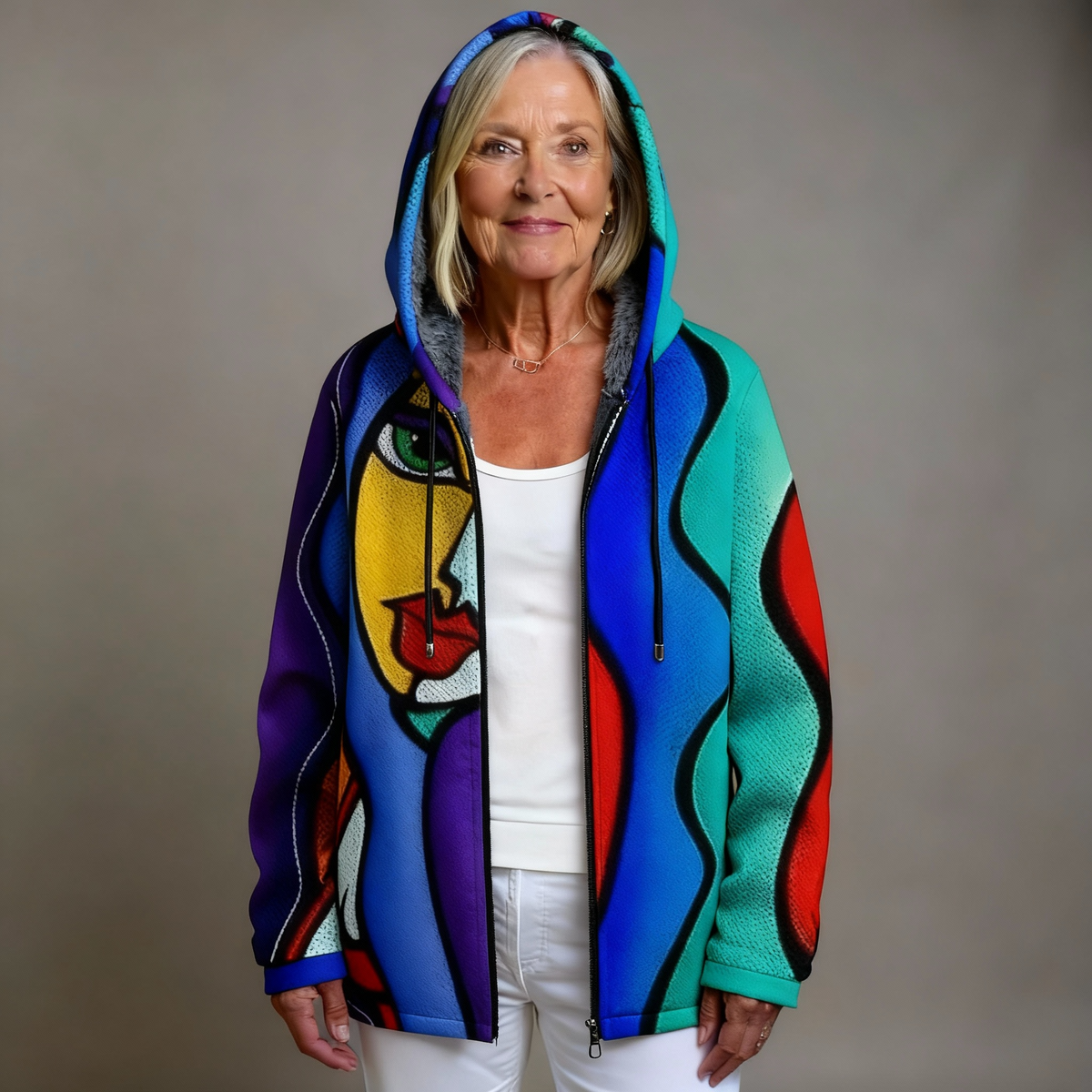 ALLIRA | CARDIGAN LUSSUOSO D'ISPIRAZIONE ARTISTICA