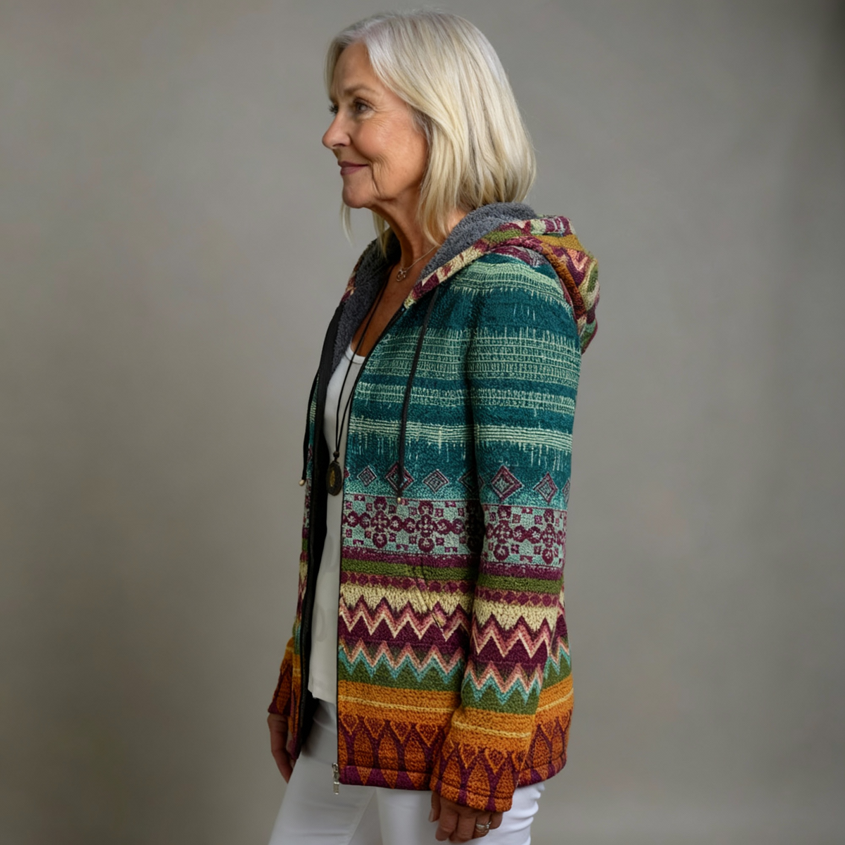 JEDDA | CARDIGAN LUSSUOSO D'ISPIRAZIONE ARTISTICA