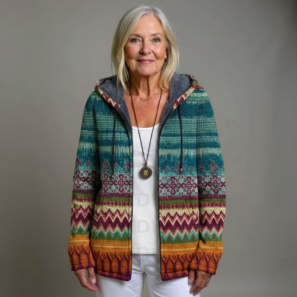 JEDDA | CARDIGAN LUSSUOSO D'ISPIRAZIONE ARTISTICA