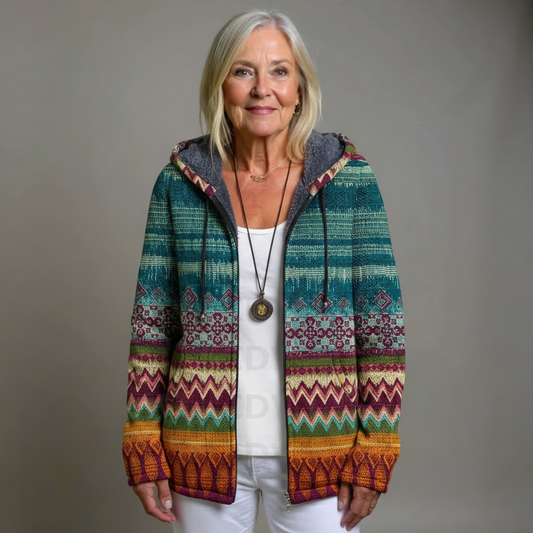 JEDDA | CARDIGAN LUSSUOSO D'ISPIRAZIONE ARTISTICA